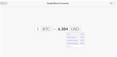 preev btc|Bitcoin to Philippine Peso Rate — Bitcoin Live Converter — Preev.